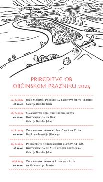 Program prireditev ob občinskem prazniku.